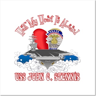 Half My Heart - USS John C. Stennis Posters and Art